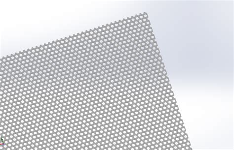 perforated metal sheet cad drawing|perforated sheet metal cad model.